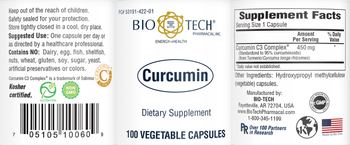 Bio-Tech Pharmacal Curcumin - supplement