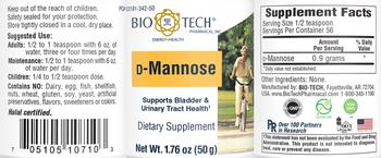 Bio-Tech Pharmacal D-Mannose - supplement