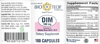 Bio-Tech Pharmacal DIM 100 mg - supplement