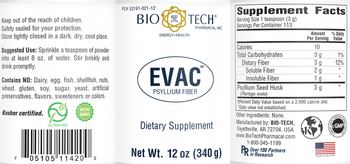 Bio-Tech Pharmacal EVAC - supplement