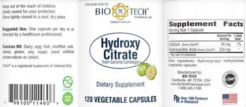 Bio-Tech Pharmacal Hydroxy Citrate - supplement