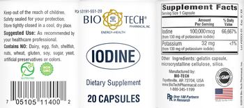 Bio-Tech Pharmacal Iodine - supplement