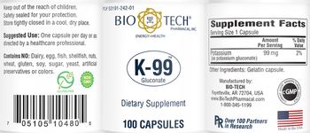 Bio-Tech Pharmacal K-99 - supplement
