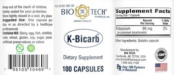 Bio-Tech Pharmacal K-Bicarb - supplement