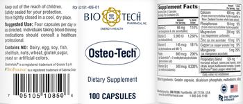 Bio-Tech Pharmacal Osteo-Tech - supplement