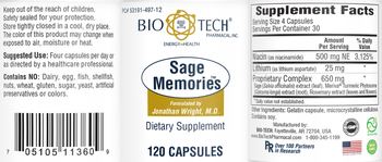 Bio-Tech Pharmacal Sage Memories - supplement