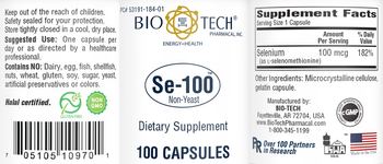 Bio-Tech Pharmacal Se-100 - supplement