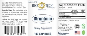 Bio-Tech Pharmacal Strontium - supplement