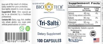 Bio-Tech Pharmacal Tri-Salts - supplement