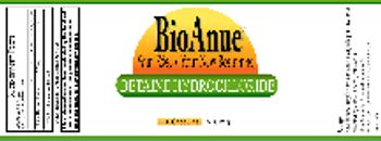 BioAnue Betaine Hydrochloride - 