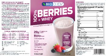 Biochem 100% Berries + Whey Berry Flavor - protein supplement