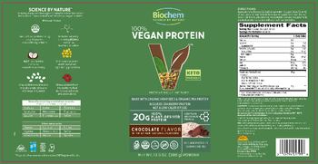 Biochem 100% Vegan Protein Chocolate Flavor - vegan protein supplement