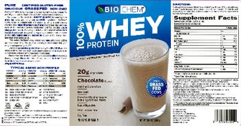 Biochem 100% Whey Protein Chocolate Flavor - protein supplement