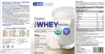 Biochem 100% Whey Protein Natural Flavor - protein supplement