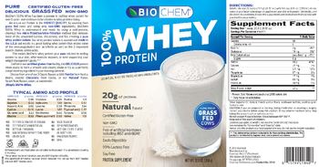 Biochem 100% Whey Protein Natural Flavor - protein supplement