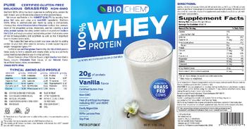 Biochem 100% Whey Protein Vanilla - protein supplement