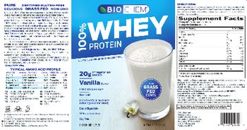 Biochem 100% Whey Protein Vanilla Flavor - protein supplement