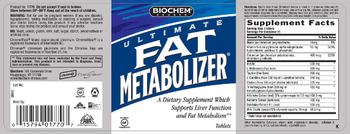 BioChem Sports Ultimate Fat Metabolizer - 
