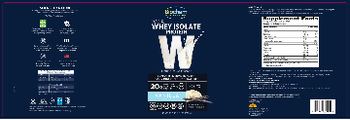 Biochem W 100% Whey Isolate Protein Vanilla Flavor - whey protein isolate protein supplement