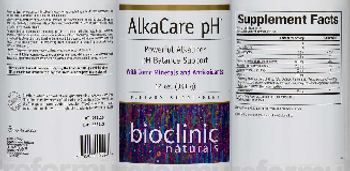 Bioclinic Naturals AlkaCare pH - supplement