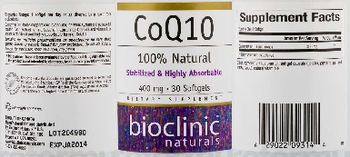 Bioclinic Naturals CoQ10 - supplement