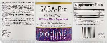 Bioclinic Naturals GABA-Pro Tropical Breeze - supplement