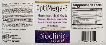 Bioclinic Naturals OptiMega-3 - supplement