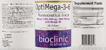 Bioclinic Naturals OptiMega-3-6 - supplement