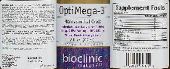 Bioclinic Naturals OptiMega-3 Vanilla, Peach & Orange Swirl - supplement