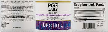 Bioclinic Naturals PGX Daily Granules - supplement