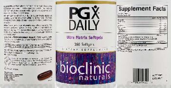 Bioclinic Naturals PGX Daily Ultra Matrix Softgels - supplement