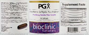 Bioclinic Naturals PGX Daily Ultra Matrix Softgels Plus Mulberry - supplement