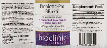 Bioclinic Naturals PProbiotic-Pro BB536 - supplement