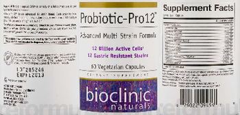 Bioclinic Naturals Probiotic-Pro12 - supplement