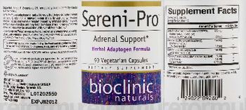 Bioclinic Naturals Sereni-Pro - supplement
