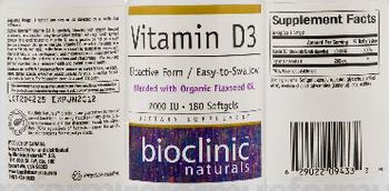 Bioclinic Naturals Vitamin D3 - supplement
