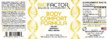 Biofactor Body Comfort Formula - supplement