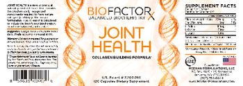 Biofactor Joint Health - supplement
