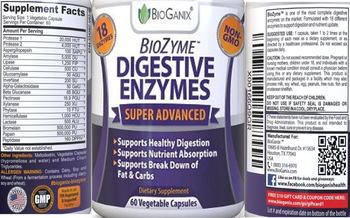 BioGanix Biozyme Digestive Enzymes - supplement