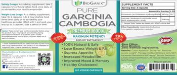 BioGanix Pure Garcinia Cambogia - supplement