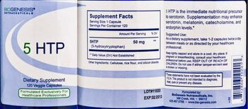 BioGenesis Nutraceuticals 5 HTP - supplement