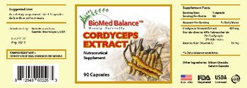BioMed Balance Cordyceps Extract - nutraceutical supplement