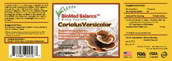 BioMed Balance Coriolus Versicolor - nutraceutical supplement
