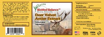 BioMed Balance Deer Velvet Antler Extract - nutraceutical supplement