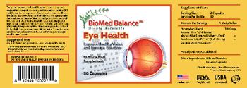 BioMed Balance Eye Health - nutraceutical supplement