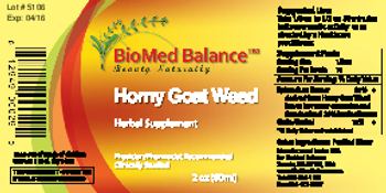 BioMed Balance Horny Goat Weed - herbal supplement