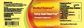 BioMed Balance Horny Goat Weed Plus - nutraceutical supplement