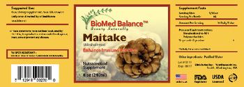BioMed Balance Maitake (Alcohol Free) - nutraceutical supplement