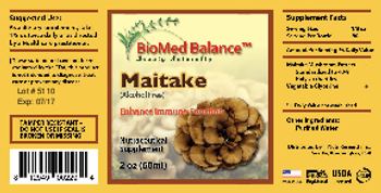 BioMed Balance Maitake (Alcohol Free) - nutraceutical supplement