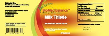 BioMed Balance Milk Thistle - 